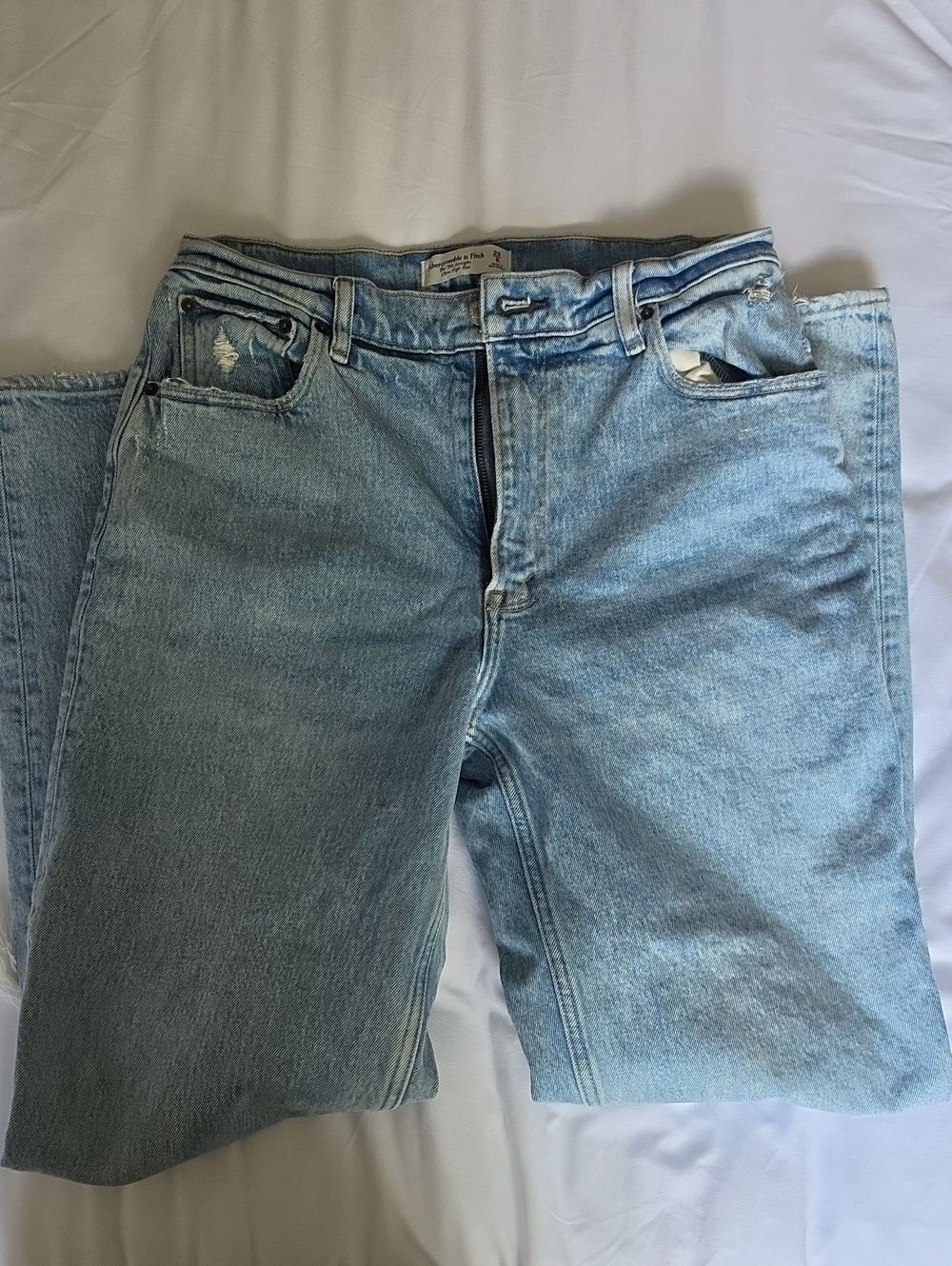 Abercrombie & Fitch Medium Blue Ultra High Rise Jeans